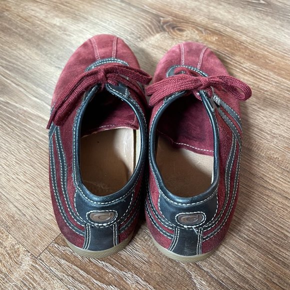 Coach Men's Maroon Suede Frasier Sneakers 7.5 M - Picture 5 of 9